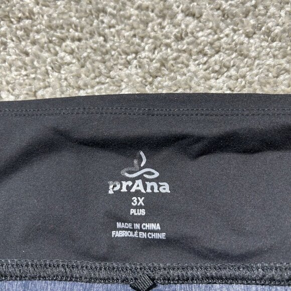 PrAna Womens Plus Size 3X Stretchy Heathered Gray Pull-On Pants With Pockets - Picture 7 of 11